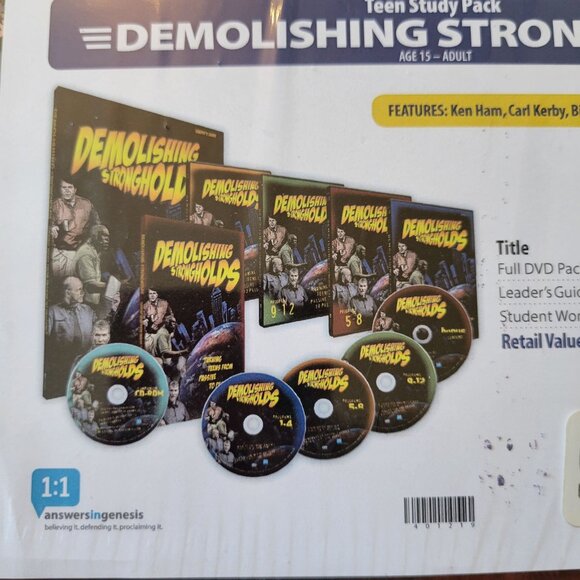 Demolishing Strongholds Teen Study Pack DVD Set Ken Ham Answers in Genesis Homes - Picture 6 of 7